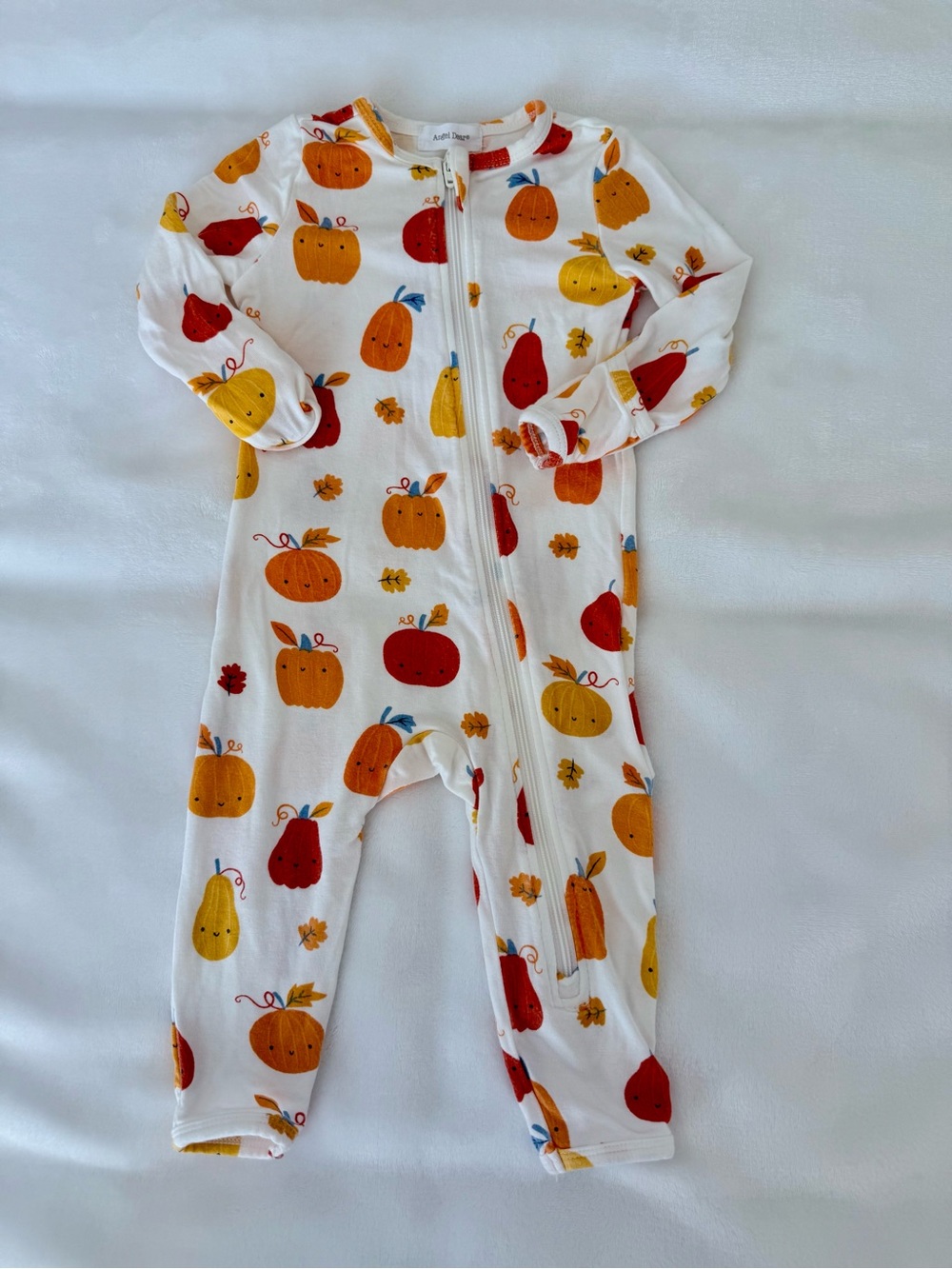 Angel Dear Pumpkin Zippie (size 3-6M)